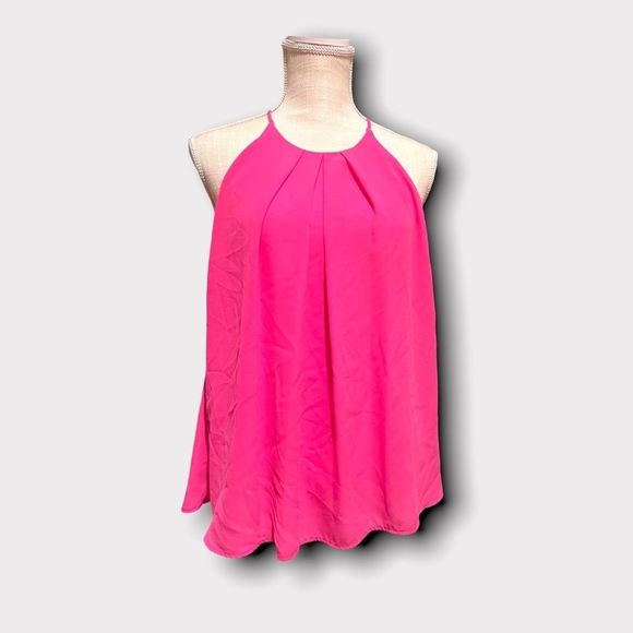 Everly | Women’s Pink Sleeveless High Neck Relaxed Fit Top Size S Small - Picture 1 of 3